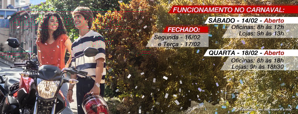 Horário de funcionamento no carnaval