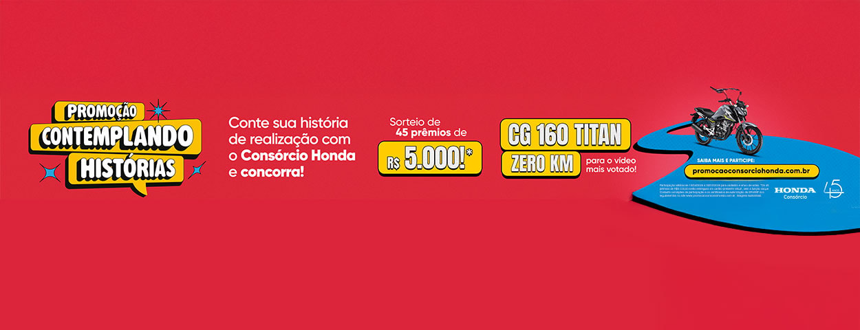 Promoção Consórcio Honda
