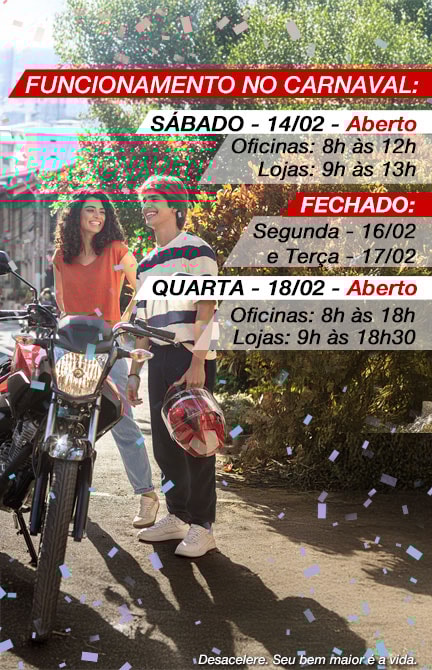 Horário de funcionamento no carnaval
