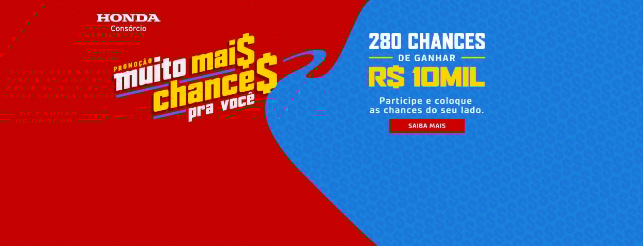 Promoção Consórcio Honda