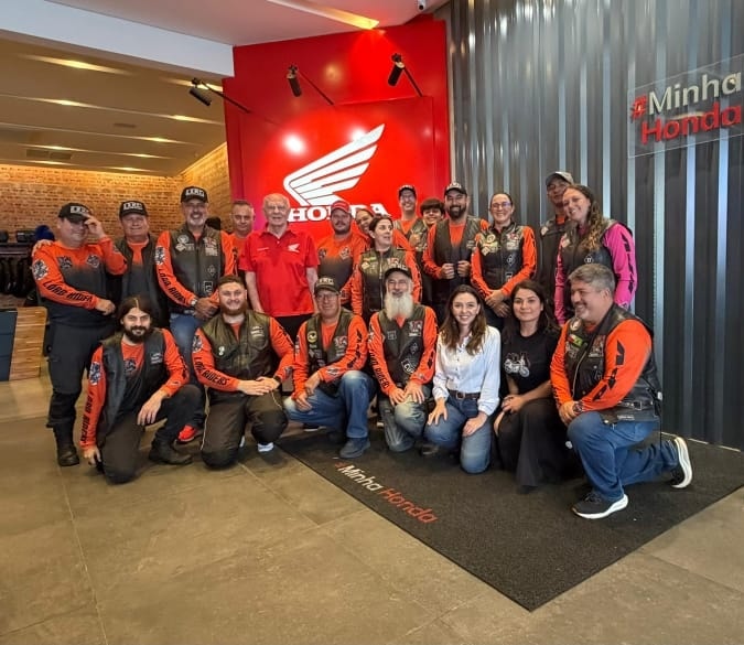 Evento de 50 anos da Honda CG na Cabral Motor em Curitiba